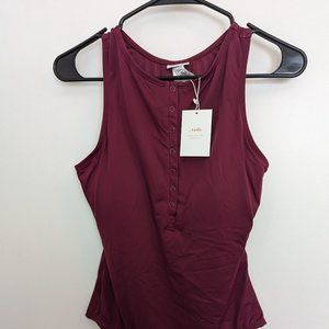 NWT Andie Swim Malibu One Piece - Size Large - Plum